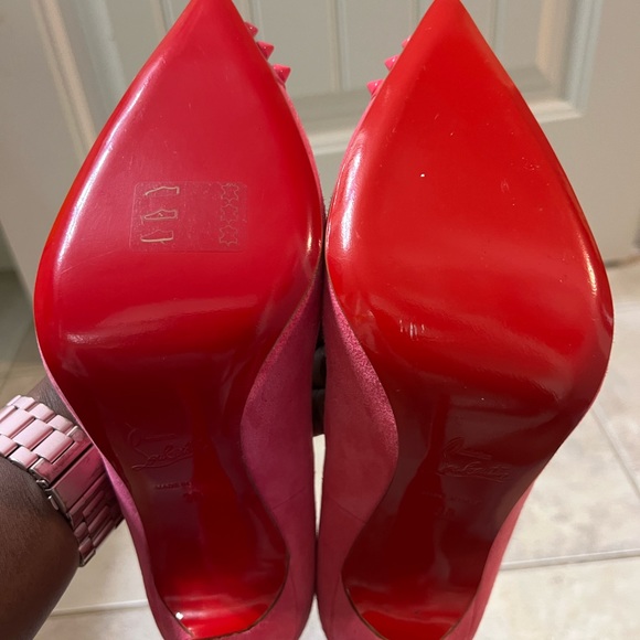 Size 38 pink Christian Louboutin heels - Picture 7 of 7